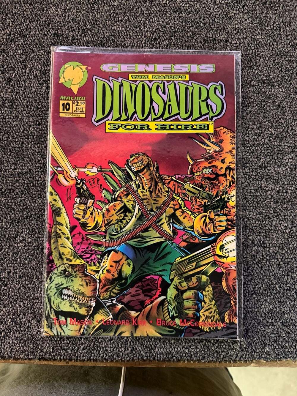 Dinosaurs for Hire #10 (1993, Malibu Comics)